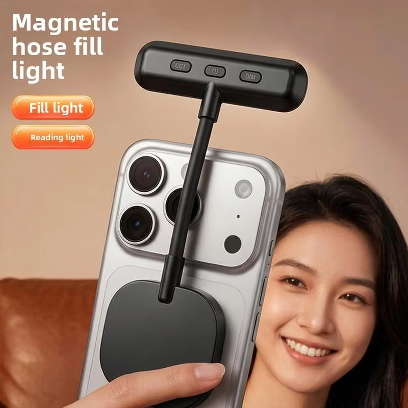 Photography Mobile Lighting - Luce Magnetica per Telefono Cellulare, Mini