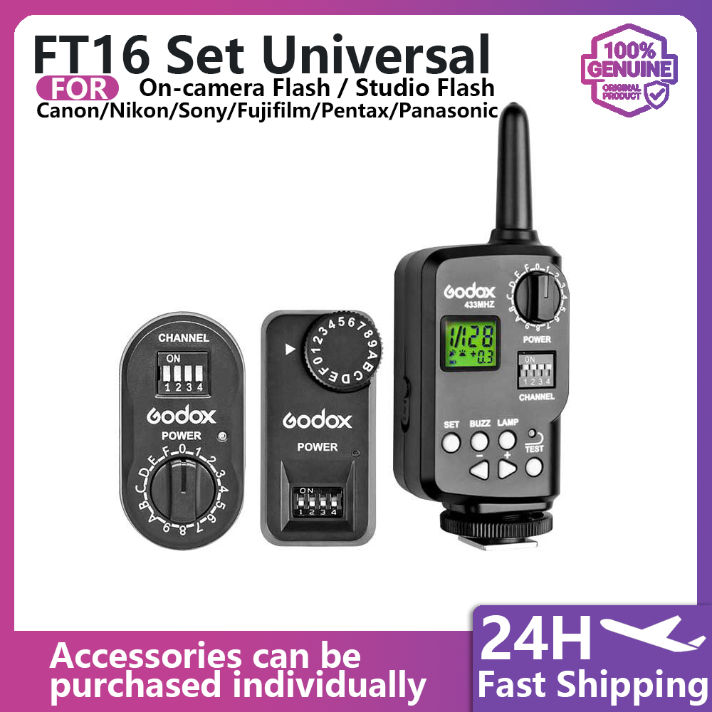 Trigger Receiver Set - Set Trigger Flash FT-16 Trasmettitore e