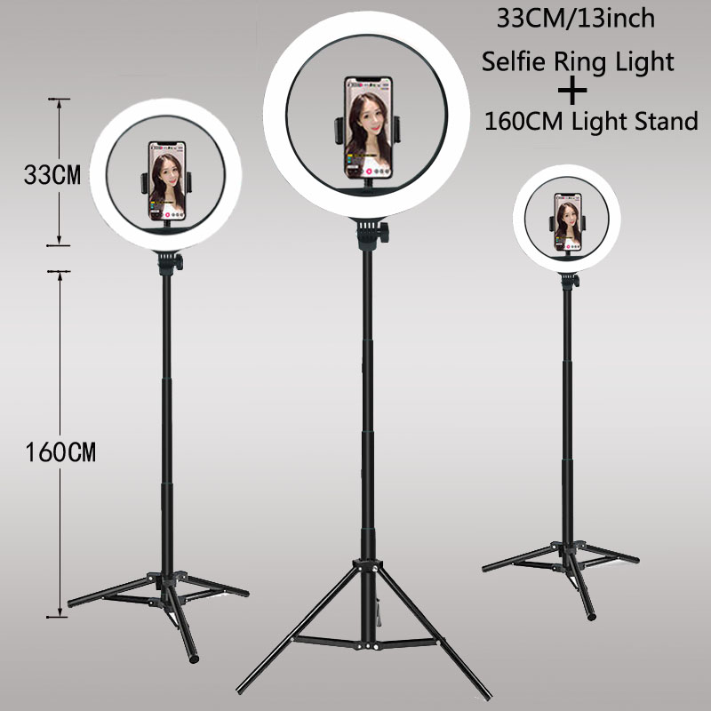 Photography Lighting Circle - 26 33CM Luci video Luce dimmerabile