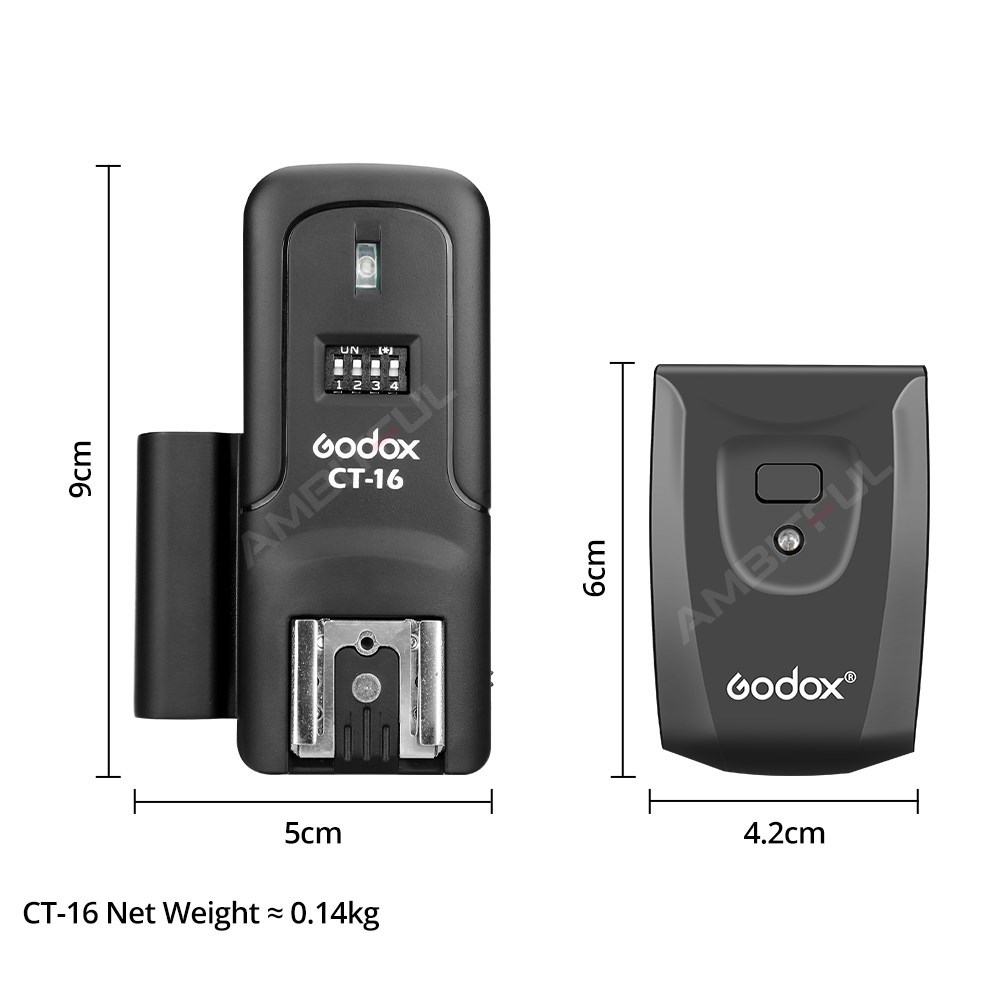 Godox CT-16 Set Trasmettitore  - Trigger Receiver Set recensione e prezzo