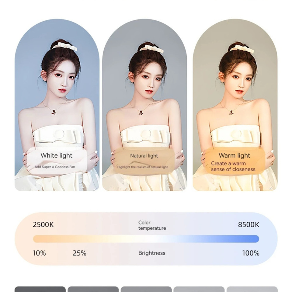 Luce LED quadrata per selfie,  - Photography Mobile Lighting recensione e prezzo