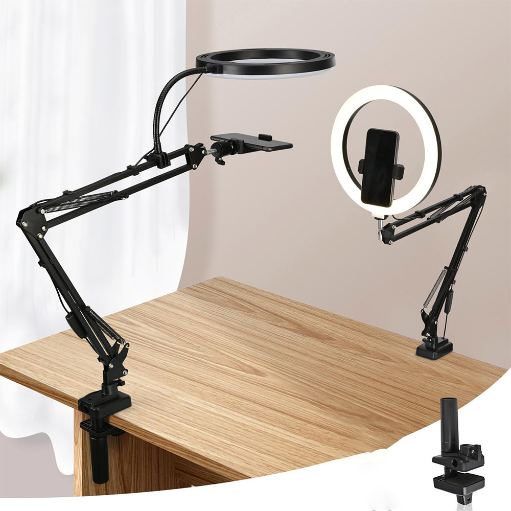 Anello luminoso con supporto e - Photography Lighting Circle recensione e prezzo