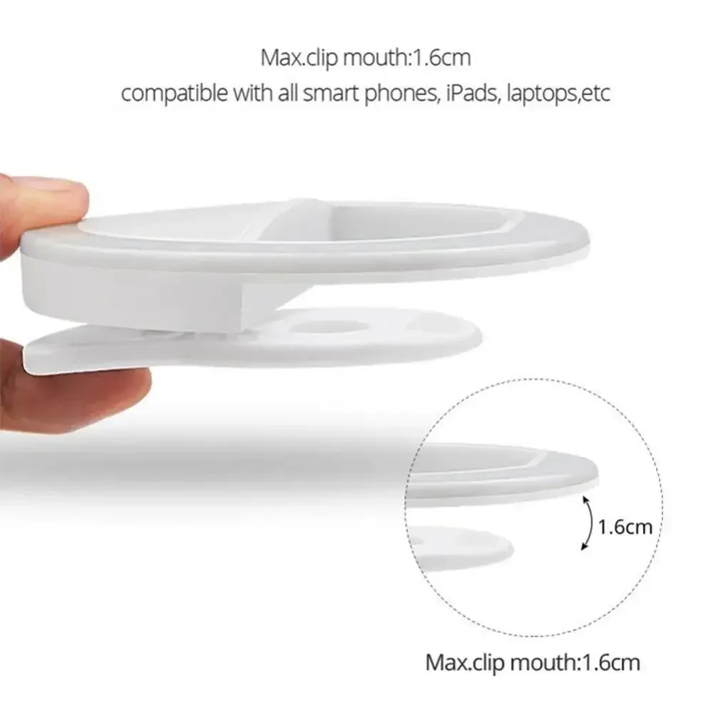 Lampada a clip per telefono ce - Photography Lighting Circle recensione e prezzo