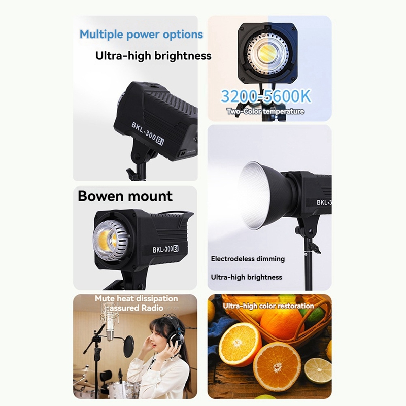 Luce Video Bi-LED da 300W, Ill - Photography Lighting Gear recensione e prezzo
